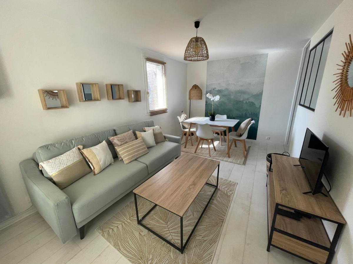 Appartement Le Plein Soleil, Appt 2 pièces terrasse, 600 m de la plage de BLONVILLE SUR MER Extérieur photo